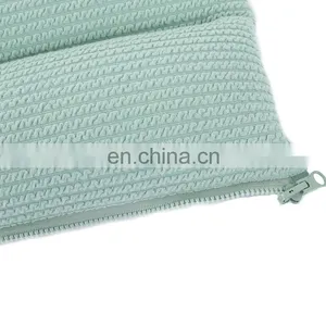 New Design Home Decor Green Four Folded Multi Function Polystyrene Car Seat Cushions Travel Pillow With Zipper thumbnail-6