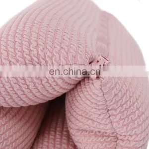 2018 Fashionable Pink Four Folded Multi Function Polystyrene Car Pillow Seat Cushion With Zipper thumbnail-7