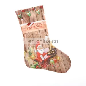 Wholesale Personalized Plush Fleece Christmas Decorations Stocking thumbnail-1