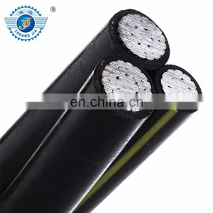 Duplex Triplex ABC Cable Overhead Aerial Bundled Cable Aluminum Conductor XIPE Insulated thumbnail-1