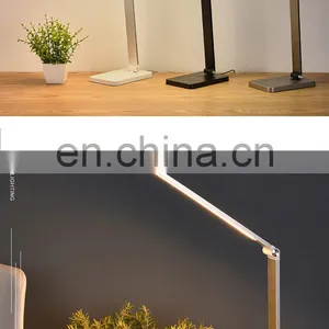 LED Table Lamp Dimmable Folding Touch With USB Port Wireless Charge Portable Desk Lamp thumbnail-7