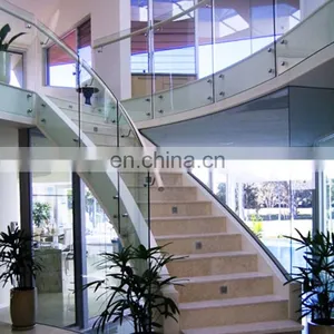 Decoration Outdoor Balcony Glass Railing thumbnail-1