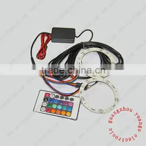 Universal 5050SMD RGB Ring Angel Eyes 80mm 90mm 100mm 110mm 120mm 130mm 140mm thumbnail-1