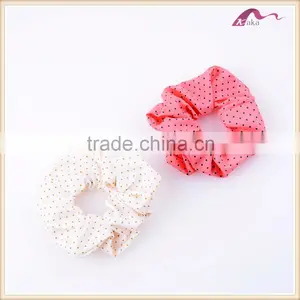Fancy Dot Print Elastic Hair Band Ponytail Hair Accessories thumbnail-1