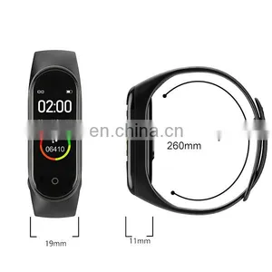 Latest M4 Smart Watch 2020 Sport Bracelet Wristband Waterproof B-t Low Price Cheap M3 Smart Watch thumbnail-2