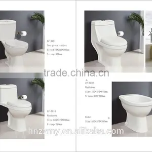 Wash Down Bathroom Two Piece Toilet thumbnail-2