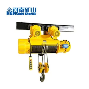 High Quliaty CD1 MD1 1t 2t 3t 5t 10t 16t 20t Monorial Wire Rope Electric Hoist for Overhead Crane thumbnail-1