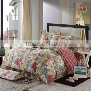 2015 New Fashion Design High Quality Cheap Price Embossed Single Comforter Sets Cotton Printed Bedding Set thumbnail-3