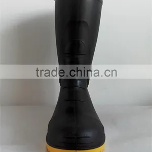 Anti-impact Black Safety Boots /pvc Materials thumbnail-2