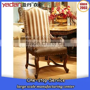 Living Room High Chair Wooden Rest Chair Simple Carving, Meeting Chair Quality Choice thumbnail-1