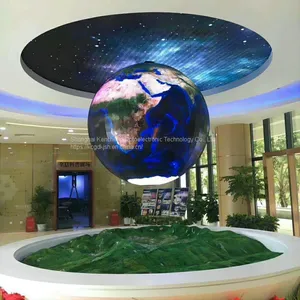 Customized Ball Screen LED Sphere Screen Indoor Outdoor 3D Advertising Flexible Circle LED Display Screen thumbnail-3