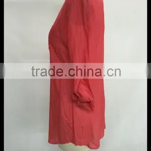 European and American Style of Silk Wadding Casual Women's Shirt thumbnail-4