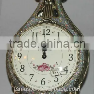 Large Metal Wall Clock Wholesale Wall Clocks Hanging Home Decoration Craft Wood Wall Clock thumbnail-1