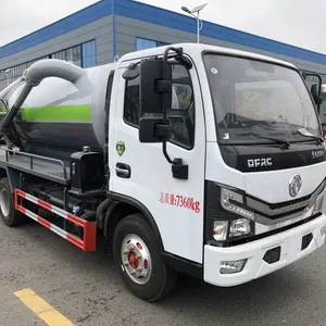 Dongfeng 6X4 4X2 8000 Liters Gallon Sprinkling Spray Vacuum HOWO Delivery Cart Bowser Used Sewage Suction Cummins Tricycle Road Fire Sprinkler Water Tank Truck thumbnail-5