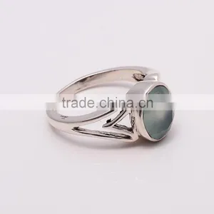 Chalcedony Ring,925 Sterling Silver Jewelry Wholesale,WHOLESALE SILVER JEWELRY,SILVER EXORTER,SILVER JEWELRY FROM INDIA thumbnail-2
