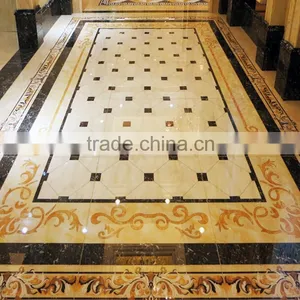 Polished Inlay Floor Waterjet Marble thumbnail-3