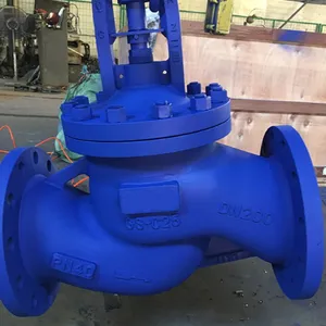 PN40 GS-C25 DN200 DIN Cast Steel Bellows Globe Valve thumbnail-1