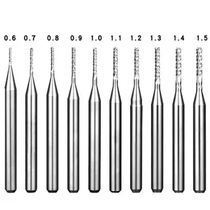 PCB Router Bit, Carbide End Mill Cutter 0.6-1.5mm thumbnail-3
