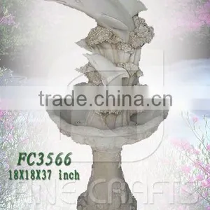 Fiberglass Dolphin Garden Big Water Fountain thumbnail-1