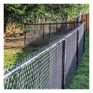 Customized Galvanized Chain Link Fence /interlink Fence/ Home Garden Wire Fencing Garden Fence for Protection thumbnail-1