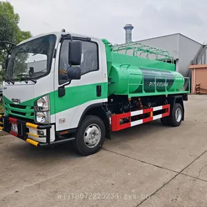 Isuzu 5-cubic and 6-cubic Export-type 4×2 Single-axle Vacuum Sewage Suction Truck, Specially Customized for the Overseas Market thumbnail-1