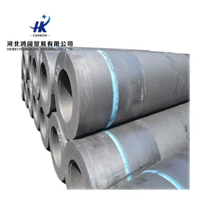 RP HP UHP Graphite Electrode 200‑600mm Diameter Complete With Nipples for Scrap Steel Melting EAF Furnace thumbnail-2
