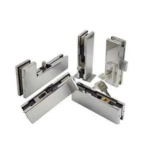 Stainless Steel Patch Lock for Tempered Glass Door Panels thumbnail-5