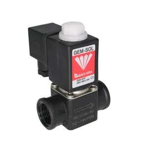 BACCARA 1253483375 Solenoid Valve 2-Way NC 1/2 BSP Orifice 8 mm Kv 18 L/min PVC Body EPDM Seal Water Treatment Chemical thumbnail-1