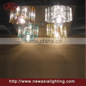 Square Modern Crystal /acrylic Star Ceiling Light thumbnail-1