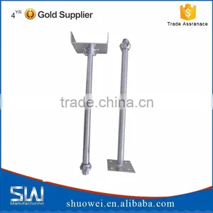 Adjustable Up U-Head Base Jack for Scaffolding Parts thumbnail-1