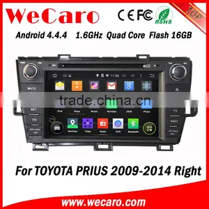 Wecaro WC-TP8004R Android 4.4.4 Car Dvd Player Touch Screen for Toyota Prius Car Dvd Player WIFI 3G Mirror Link 2009-2014 Quality Choice thumbnail-1
