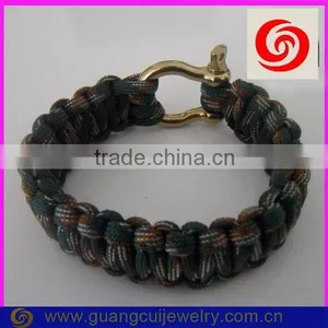 Fashion Stainless Steel Gold Clasp 550 Paracord Bracelet Styles thumbnail-1