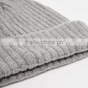 Wholesale Foctory Price Unisex Blank Winter Beanie Hat thumbnail-3