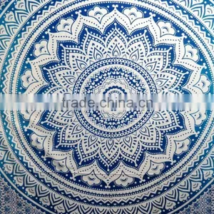 Mandala Printed Tapestry Custom Bed Sheets thumbnail-2