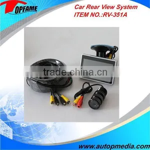 TOPFAME RV-400A 4" Digital LCD Monitor ce Rohs Car Rear View System With Night Vision Camera thumbnail-1