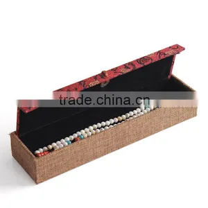 C112-4 ANPHY Chinese Style Long Rectangle Necklace(Jewelry)Box With Tassel 250mm*65mm*40mm thumbnail-1