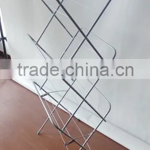 Folding Steel High Quality 3-tiers Laundry Towel Drying Rack thumbnail-3