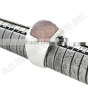Wholesale Rings Jewelry,rose Quartz Gemstone Rings Jewelry,sterling 925 Silver Rings Jewellery thumbnail-5