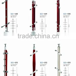 Good Quality Stainless Steel Stair Railing Post for Entrance Area thumbnail-2