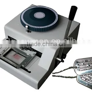Manual Credit PVC Smart Card Embossing Machine thumbnail-1