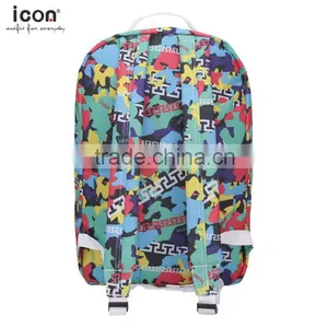 Heat Transfer Printing 600D Polyester Backpack thumbnail-4