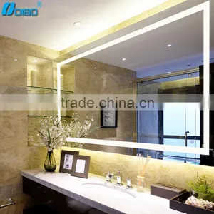 Aluminum Frameless 5mm Siliver Mirror Bathroom Led Mirrors Quality Choice thumbnail-1