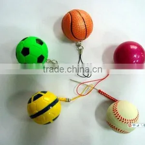 Sales Promotion Rubber Sport Ball Keychain thumbnail-4