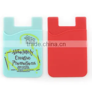 Custom Made Mobile Phone Sticky Silicon Card Holder,business Card Case,business Card Case thumbnail-1
