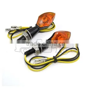 BJ-SL-042 Wholesale E-marked Mini Metal Material Amber LED Indicators Bulbs Motorcycle Turn Signal Lights thumbnail-5