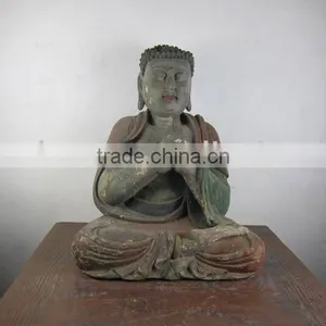 Chinese Antique Wooden Buddha thumbnail-1
