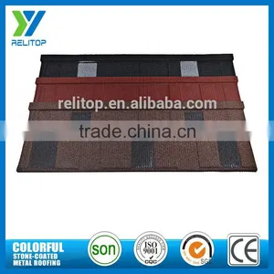 Flat Stone Coated French Roof Tile With Good Quality thumbnail-1