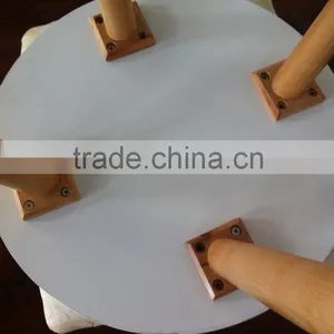 HOT SALE! Fashion Wooden Small Coffee Table, Side Table With Round Top thumbnail-2