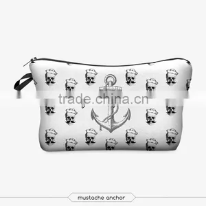 Meow Cat Cosmetic Bag 3d Print Cosmetic Bag High Quality Wholesale Travel Makeup Cases With Zippers Pouch Purses Wallets thumbnail-3