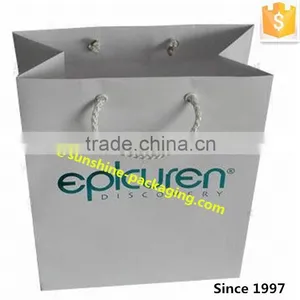 Paper Shopping Bags With Rope Handle thumbnail-1